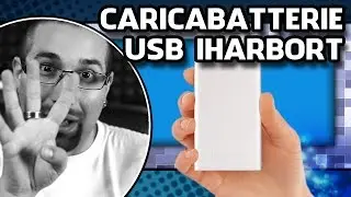CARICABATTERIE PORTATILE USB IHARBORT, UNBOXING