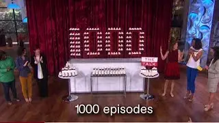 Candace celebrates The Talk’s milestone with cupcakes!