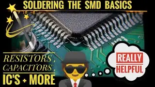 How To Solder Surface Mount Easily / SMD Soldering Tutorial