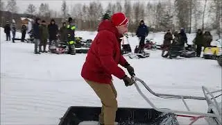 Тест мотобуксировщиков на скорость!