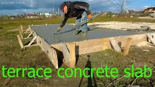 6. terrace concrete slab