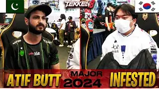 Falcons Atif (Dragunov) VS DRX Infested (Nina) - Top 8 - FV Major 2024 | Tekken 8