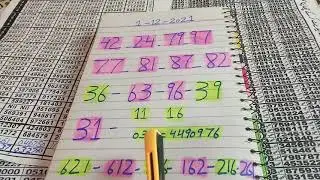 Thailand lottery first //1/12//2021