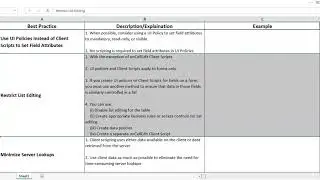 ServiceNow Scripting Best Practices - Part 3