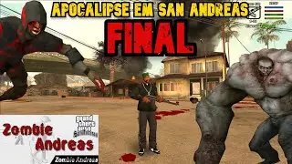 GTA SAN ANDREAS ZOMBIES. FINAL . MOD INSANO ZUMBI MAIS SOBREVIVENCIA. CJ NA LUTA. ZOMBIES ANDREAS.