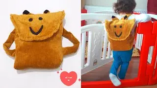 🌺 Great baby backpack sewing tutorial / It's easy to make! / Sewing tips and tricks