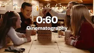 60s Cinematography - Christmas Cafe scene from TV Advert