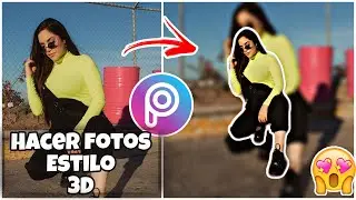 CÓMO hacer FOTOS 3D en PICSART | FOTOS 3D | PICSART TUTORIAL | como USAR PICSART 🖼