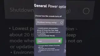 Xbox Series X/S How To Put Into Sleep Mode