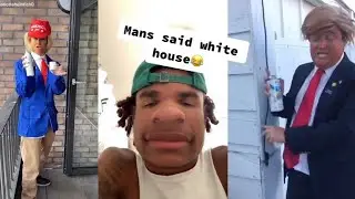Take me with you challenge Donald Trump tiktok