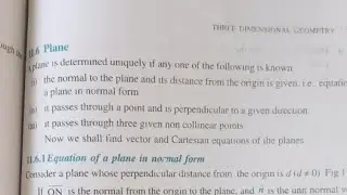 Plane Class12