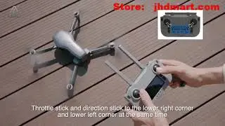 JHD Drone: How to fly SG906 Max3 drone operation instruction