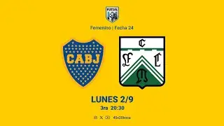 FUTSAL AFA ♀️ 3ra | Fecha 24 | Boca Juniors 🆚 Ferro Carril Oeste