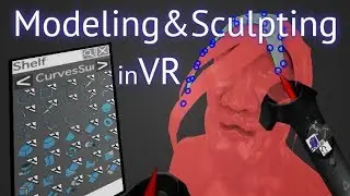 【Modeling&Sculpting inVR】Testing MARUI's new features.