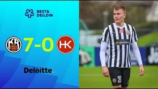 KR 7 - 0 HK | Benoný Breki slær markamet efstu deildar | Mörk leiksins í boði Deloitte