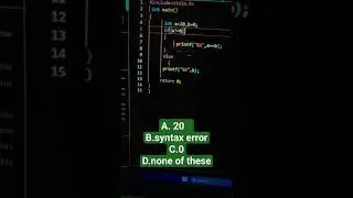 What is output for this 