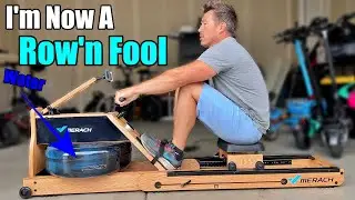 Never thought Rowing could be so much fun |Merach Water Wood Rower