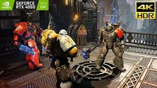 SPACE MARINE 2 (PC) 4K HDR PvE Co-Op Gameplay MAX Settings | RTX 4090 ✔