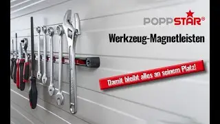 Poppstar - Magnetic Tool Holder for Workshop & Garage | 50 kg, 80 kg or 100 kg clamping force