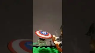 lego captain America shield throw #marvel #mcu #avengers #marvelstudios #lego #fyp
