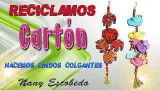 Colgantes con Cartón