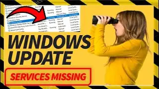 🆂🅾🅻🆅🅴🅳 ✔How to Fix Windows Update Service Missing from Windows 10/11 