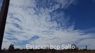 Fallstreak hole - Skypunch Nube agujero en Salto, Uruguay (22 de julio 2016)