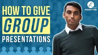 How to Give a Group Presentation