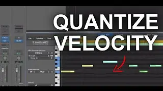 How to: Quantize Note Velocity in the Piano Roll (Music Production in Logic Pro)