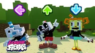 FNF Character Test | Gameplay VS Minecraft Animation | Cuphead.exe
