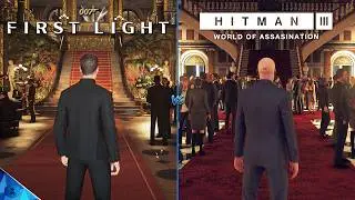 007 First Light vs Hitman 3 World of Assassination - Graphics, Physics and Details Comparison