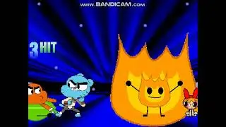 YL347 MUGEN Request: Gumball, Blossom & Firey Vs Darwin, Peppa Pig & Leafy
