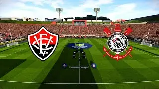 VITÓRIA VS CORINTHIANS | 2024 BRASILEIRÃO MATCHDAY 33 | 4K REALISTIC GAMEPLAY | EFOOTBALL PES 24