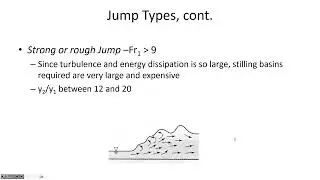 Hydraulic Jump Length, Underflow Gates - CE 331, Class 34 (5 Apr 2023)