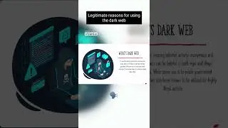 Legitimate reasons for using the dark web #DarkWeb #Anonymity #LegitimateReasons