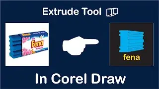 Extrude tool in coreldraw
