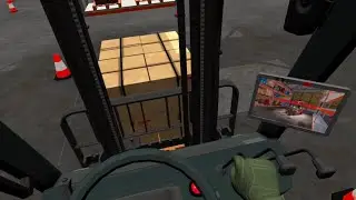 How to drive a forklift (VR Simulator)