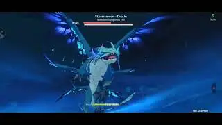 dragon fight in genshin impact #genshinimpact #dragon #fight