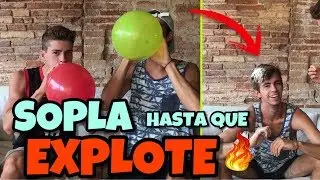 EXPLOTA el GLOBO CON HARINA-CHALLENGE ||Pau Xmas