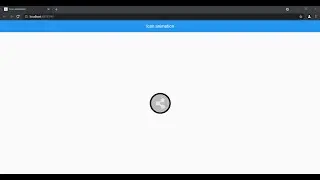 This icon hover animation created on flutter.