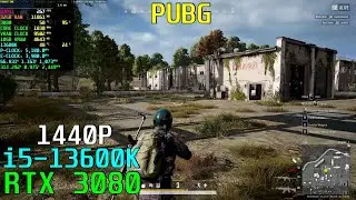 PUBG RTX 3080 & 13600K - Custom 1440P