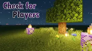 Minecraft: How to check for nearby players.