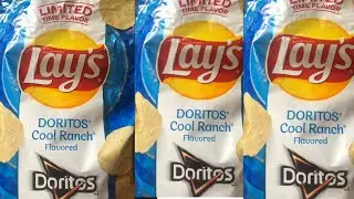 Lays Doritos Cool Ranch Flavored Potato Chips Taste Test