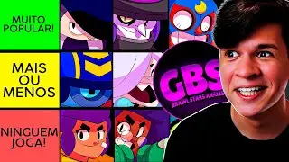 TIERLIST de BRAWLER POPULARES do BRAWL STARS! 