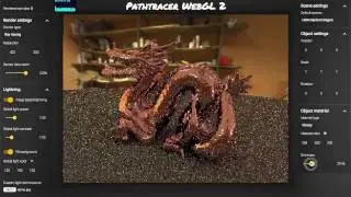 Path tracing in WebGL 2