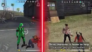 😱New Character Thiva Ability Test In Free Fire