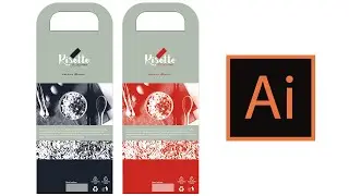 #PACKAGING DESIGN Risotto /Rice - Tutorial Adobe illustrator CC - (section A)