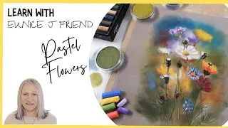 Summer flowers in soft pastels