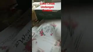 Cetak undangan custom printer epson L350