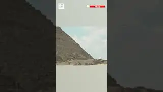 HÜRJET, Mısır piramitleri üzerinde uçtu
